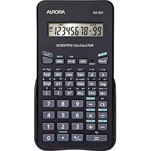 AURORA AX501 Calcolatrice scientifica, nero