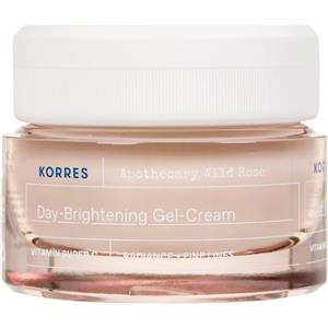 Korres Apothecary Wild Rose Gel-Cream 40 ml - Crema Gel Idratante Illuminante per Pelle Normale e Mista, Dermatologicamente Testata e Vegana