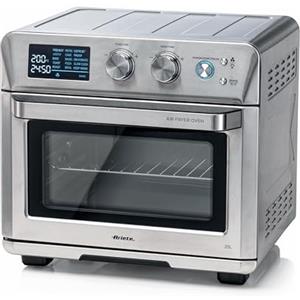 Ariete 4629 Forno + Friggitrice ad Aria 25L, 1700 W, Capacità 25L, 15 funzioni di cottura, Multifunzione, Temperatura fino a 230°, Silver