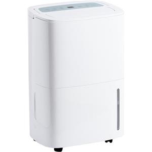 Kalopsia Deumidificatore Portatile 70L/Giorno: Elettrico Silenzioso 40dB con Igrostato Digitale & Timer｜Tubo di Scarico Continuo 2m per Cantina/Bagno/Camera da Letto fino a 150m² Compatto con Ruote