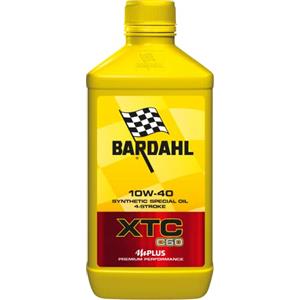 Bardahl - Olio Motore XTC C60 10W-40 OFF-ROAD per Moto 4 Tempi, Contrasta la Formazione dei Depositi Garantendo la Massima Pulizia del Motore, 100% Sintetico, 1 Litro