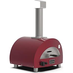 Alfa Forni Linea Moderno Forno Pizza Portatile Rosso