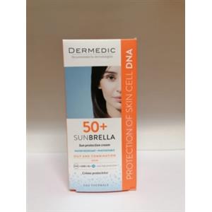 Dermedic Sunbrella Crema Viso SPF 50 per Pelle Grassa e Mista - 50 g