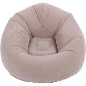 Mumusuki Poltroncina Gonfiabile, Borsa Senza Fagioli con Chiusura in PVC, Divano Gonfiabile Pieghevole Portatile, Divano Portatile per Soggiorno, Camera da Letto, Balcone, Sala Lettura,