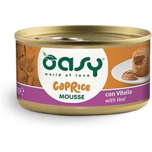 Oasy Gatto Caprice Mousse Adulto Vitello 85 Gr