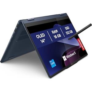 Lenovo IdeaPad 5 (2 in 1) Notebook - OLED Touch 14" WUXGA (1920x1200), Intel Core i5-13420H, 16GB RAM, 512GB SSD, Intel UHD Graphics, WiFi 6, Windows 11H, Digital Pen 2 inclusa - Cosmic Blue