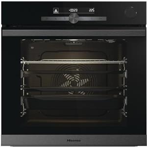 Hisense, BSAMZ634PG, Forno da incasso, Display digitale, 77l, 23 funzioni, autocooking, vapore, soft closing, guide telescopiche, pirolisi, riscaldamento rapido, controllo temperatura, nero
