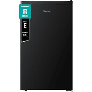 Hisense MUR48092BE Frigorifero Monoporta, Classe Efficienza Energetica E, Nero, 94 Litri, Zona Freezer 0 star