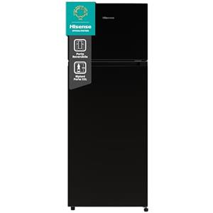 Hisense MTM55205BE Frigorifero Doppia Porta a Libera Installazione Modello 2022, 206 L, Nero, 143.4 x‎ 54.2 x 55 cm