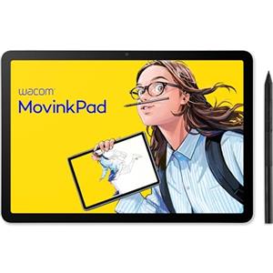 Wacom MovinkPad 11 Tavoletta Grafica, tablet Android 14 (11″) per giovani creativi, con Wacom Pro Pen 3, display nitido, vetro opaco, fotocamere fronte/retro e app creative preinstallate