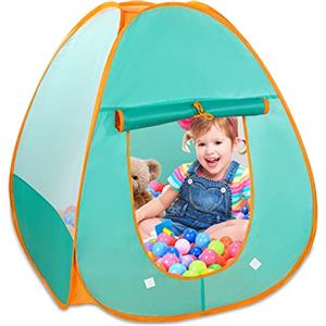 Eocusun Tenda da gioco per bambini, casetta pop up, per interni o esterni, portatile, con borsa per il trasporto, regalo di Natale e compleanno per ragazzi e bambine (palline non incluse)