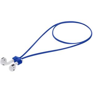 kwmobile Laccetto Portauricolari Compatibile con Apple Airpods 1/2 / 3/4 / PRO 1 / Airpods PRO 2 - Cordino Porta Cuffie in-Ear - Laccio Cuffiette Magnetico Blu Scuro