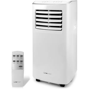 Clatronic® Condizionatore d'aria mobile | fino a circa 28 metri quadrati | Raffreddamento, ventilazione | Condizionatore d'aria mobile silenzioso | 7.000 BTU | con timer | CL 3831