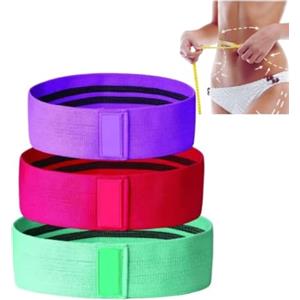 Generico Set di 3 Bande Elastiche Ideale Fitness Uomo Donna Fitness Trazioni Attrezzi Yoga Squats Allenamento Forza Motore Elastico Bodybuild