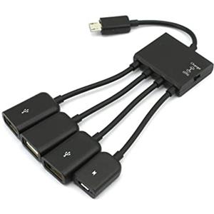 Roadoor 4 porte OTG Hub Micro USB Hub 3.0 Ricarica Rapida USB Splitter Cavo Tipo C a USB Adattatore USB Otg Cavo per Android USB Multiport Adapter 1