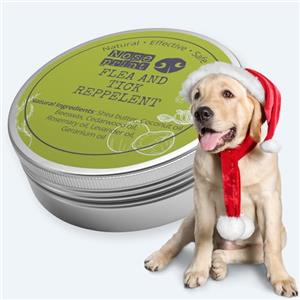 Noseprint Trattamento Antipulci e Zecche per Cani e Gatti, 100% Naturale, Balsamo