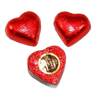 La Suissa Cioccolatini Cuori Rossi Gianduia La Suissa Kg 1 - Praline di Cioccolato al Latte Ripieni di Morbida Crema Gianduia - Senza Glutine