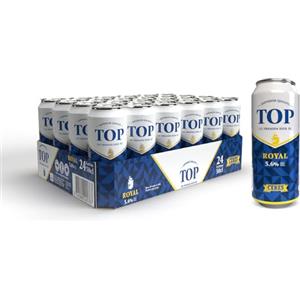 Ceres Top Royal - 24 Lattine 50 cl, Birra Lager Carattere deciso, Gusto Intenso, Premium Beer, Gradazione Alcolica 5,6°C