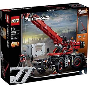 LEGO Technic Grande Gru Mobile, Mezzo Pesante e Battipalo Mobile 2 in 1 con Funzioni Motorizzate, Set di Costruzioni Avanzato, Collezione Veicoli per l'Edilizia, 42082