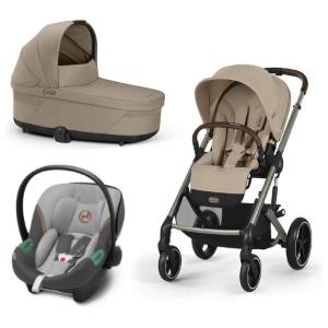 Cybex Gold - Cybex Gold Trio New Balios S Lux Almond Beige Telaio Taupe Con Aton S2 2025