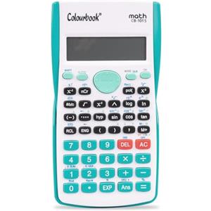 Colourbook - Calcolatrice Scientifica 240 Funzioni | Display LCD Doppia Riga | Custodia Protettiva | Studenti Scuola e Università | MATH CB-101 S