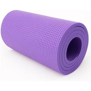 OUTLETISSIMO® Tappetino Yoga Viola 173×61 cm - Morbido, Antiscivolo, Ammortizzante e Flessibile - Ideale per Yoga, Pilates, Fitness e Aerobica