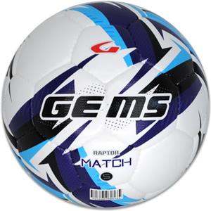 Gems UN02-0405 RAPTOR MATCH UNISEX Pallone da calcio BLU/CELESTE Taglia 5