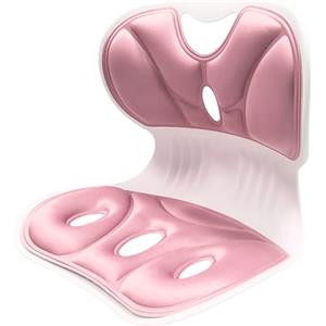 MAGIC SELECT Sedile Ergonomico Schienale Lombare, Sedia Correttore Posturale, Supporto Ergonomico in Schiuma e Plastica PP, Portatile, Confortevole e Allevia il Mal di Schiena. Ideale per Ufficio, Casa e Viaggi.