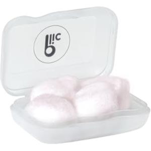 PLIC AUDIO - Tappi per le orecchie in cera naturale - 2 paia - Protezione dell'udito confortevole e riutilizzabile - Ideale per il sonno, i viaggi e la concentrazione - Ipoallergenici e Adaptab