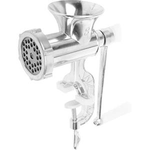 Equinox Tritacarne manuale in alluminio L 13 cm H 24 cm con manico in plastica con lama in ghisa
