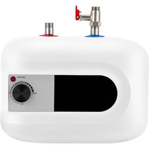 DCSYOG Scaldabagno elettrico da 1500 W Serbatoio acqua calda da 6 litri Caldaia sottolavello fino a 65 ℃ Caldaia sottolavello con display LED per lavello da cucina + vaschetta per cera