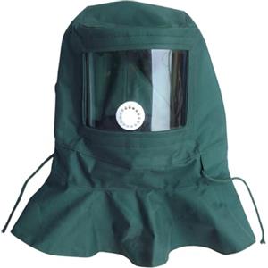 Dorccsi Cappuccio per sabbiatura, maschera per sabbiatura con corda regolabile, maschera protettiva anti polvere/vento per lucidatura, sabbiatura, verniciatura, verniciatura a polvere