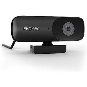 VXDEFP Webcam FHD 1080P 60FPS H.264 Webcam con messa a fuoco automatica con copertura for la privacy del microfono for desktop PC portatile Riunione Streaming Web Camera USB(C90 1080P)