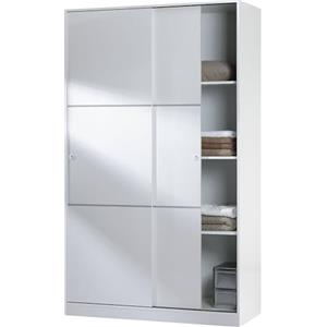 Habitdesign KESTILE Armadio Anta Scorrevole Jeliel 10 Bianco 120x50x200 cm