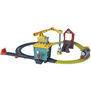 Thomas & Friends Il Trenino Thomas - Carica e Scarica Sandy, PlaySet con Trenini e Pista, Include Thomas la Locomotiva Motorizzata, Giocattolo per Bambini 3+ Anni, HDY58