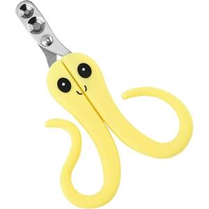 Generico Tagliaunghie per gatti, Tagliaunghie per gattini in metallo, Tagliaunghie di sicurezza anti-sanguinamento per cani con doppio foro rotondo, Tagliaunghie per piccoli animali domestici Strumento profess