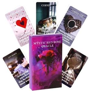 BEPSYOM Tarocchi per Principianti, Libro per Adulti, Gioco da Tavolo Portatile per Party di Divinazione del Destino, Carte Tarocchi Magici, Tarocchi Carte Italiano 10.5 * 6.1 cm