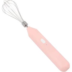 Eivdru Sbattitore Elettrico, Senza Fili Frullino per Le Uova Elettrico Caffettiera, fruste elettriche, Frusta elettrica da Cucina, Ricaricabile Tramite USB(Rosa)