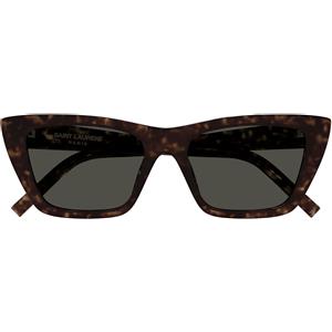 Saint Laurent Occhiali da Sole SL 276 MICA 002 New Wave Marrone/Grigio Donna