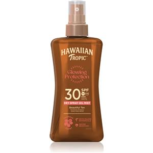 HAWAIIAN Tropic Olio Spray Solare Secco SPF 30 - 200 ml, con Olio di Cocco e Argan, Vegano e Cruelty-Free