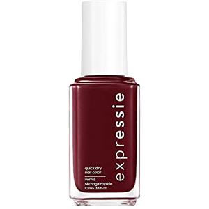 Essie Expressie Not so Low-Key 290 - Smalto Rosso 10 ml con Formula Ad Asciugatura Rapida e Pennello Angolato