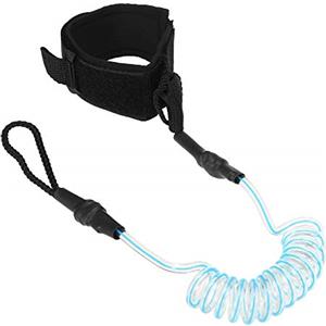 Inzopo Guinzaglio per caviglia da surf elastico a spirale Stand UP Paddle Board Leg Rope Surfboard Caviglia Guinzaglio