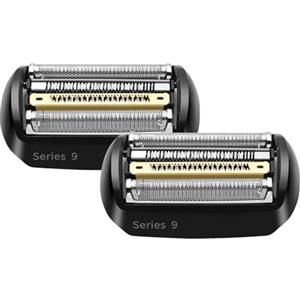 BESTBOMG Lamina di ricambio e testina di taglio 92B, compatibile con rasoi Braun Series 9 9477cc, 9330s, 9465cc, 9385cc (confezione da 2)