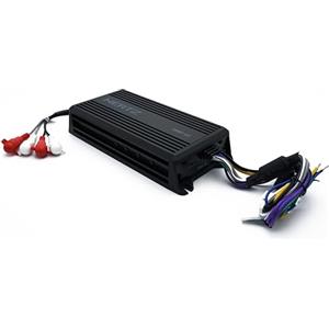 Hertz HMP 4D - Amplificatore marino 4 canali in Classe D, 4x65W RMS a 2 Ohm, struttura compatta e resistente per impianti audio auto/marine/motorsport ad alte prestazioni