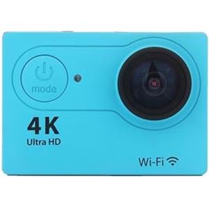 AYJYZHIAG 4K Macchina Fotografica di Azione 1080P/30FPS WiFi 2.0 170D Subacquea Casco Impermeabile Videocamera di Registrazione Telecamere Sportive Mini cam esterna(Blue)