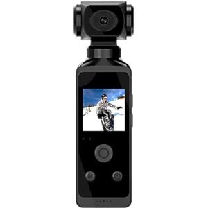 AYJYZHIAG Videocamera tascabile 4K Ultra HD Girevole a 270° Vlog Wifi Mini Cam sportiva Custodia impermeabile Casco da viaggio Registratore for conducente di bicicletta