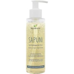 Namur Cosmetics Gel Detergente Viso Naturale 200 ml - Idratante, Riparatore, con Acido Ialuronico e Niacinamide, Profumazione Vaniglia e Ocean