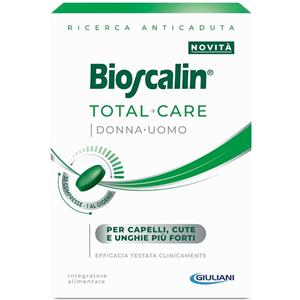 Giuliani Bioscalin Total Care - Integratore Alimentare per Capelli, Unghie e Cute, 30 Compresse