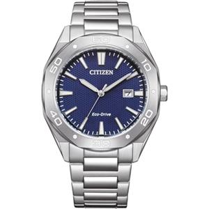 CITIZEN Orologio analogico da uomo Eco-Drive con cinturino in acciaio inox BM7631-52L