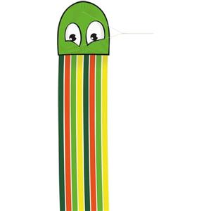 Günther Flugspiele 1163 - Aquilone monofilo Octopus, ca. 250 x 33 cm, aquilone per bambini in robusto poliestere, con maniglia e cordino, gioco a partire dai 4 anni, assortito in 2 colori